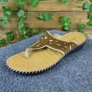 SOFTouch Women's  Flip Flop Brown Synthetic Sz 9 Medium‎ Gently Used 2025